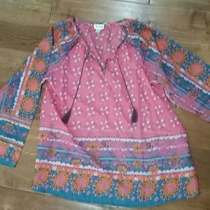 Live Happy by Natural Life sheer top